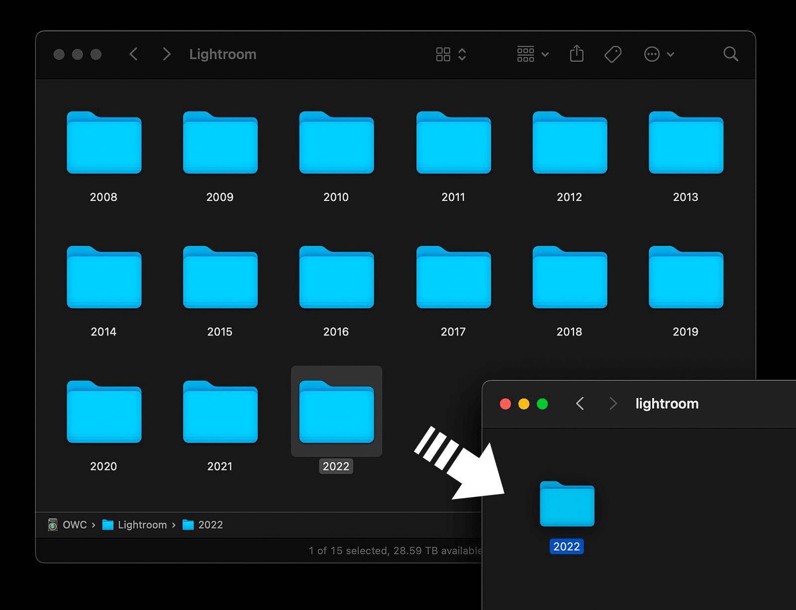 How to move a Lightroom Classic catalog to a different drive