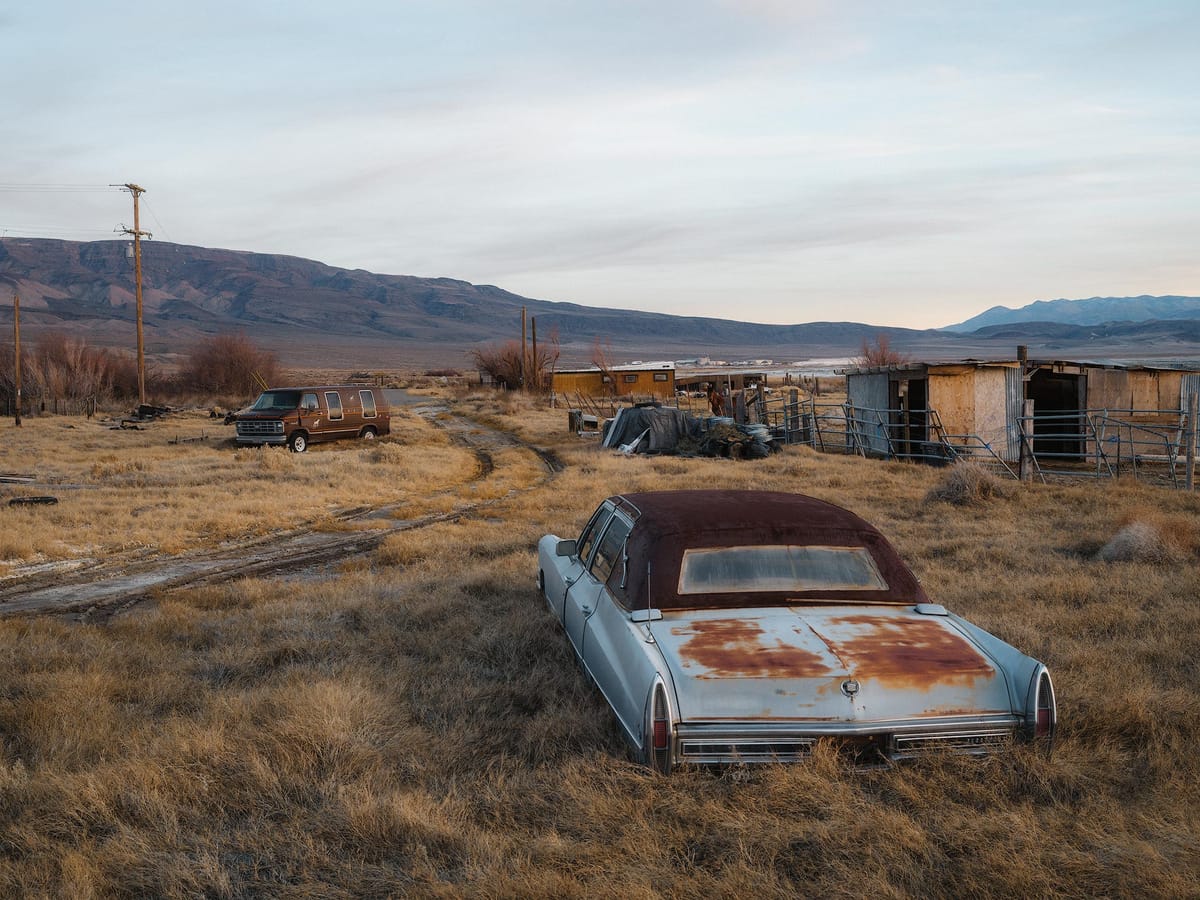 Photographing the town Los Angeles destroyed (Keeler, California)