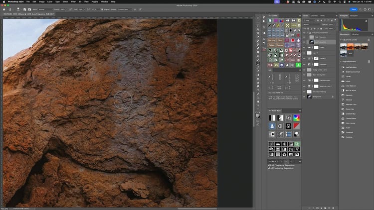 How to fix colors and textures naturally in Photoshop